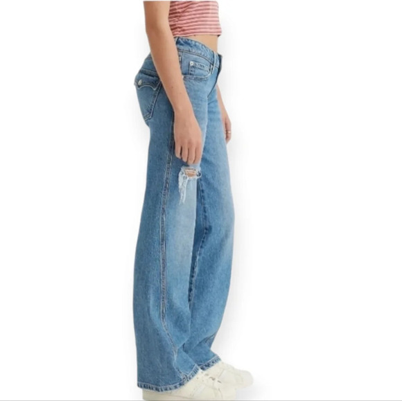 Levi's Noughties Bootcut Flare Jeans in See No More Wash Low Rise Y2K 2000s 26 - Picture 2 of 16